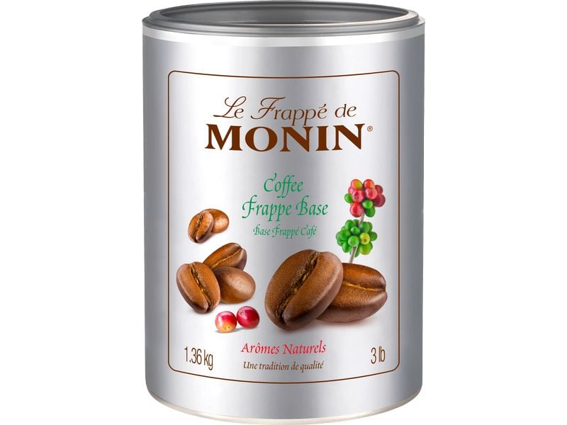 Monin Frappé Coffee 1.36 kg Powder Für erfrischenden Ice Coffee mit Frappé-Kaffee