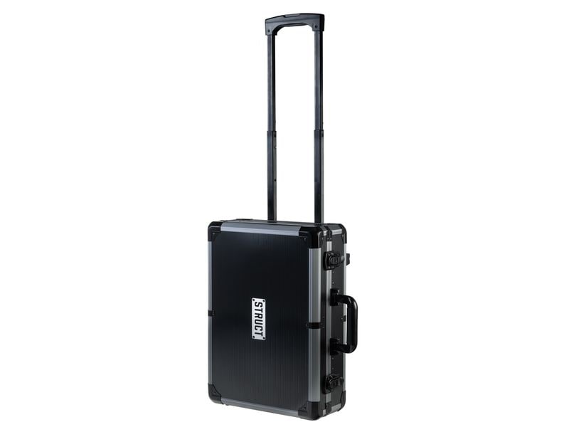 STRUCT Werkzeugkoffer 152-teilig Handlicher Trolley mit Teleskopgriff