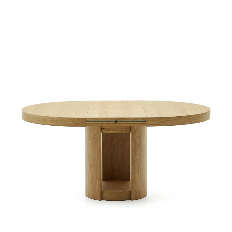 Kave Home Artis uitschuifbare tafel 120/170x80 eiken