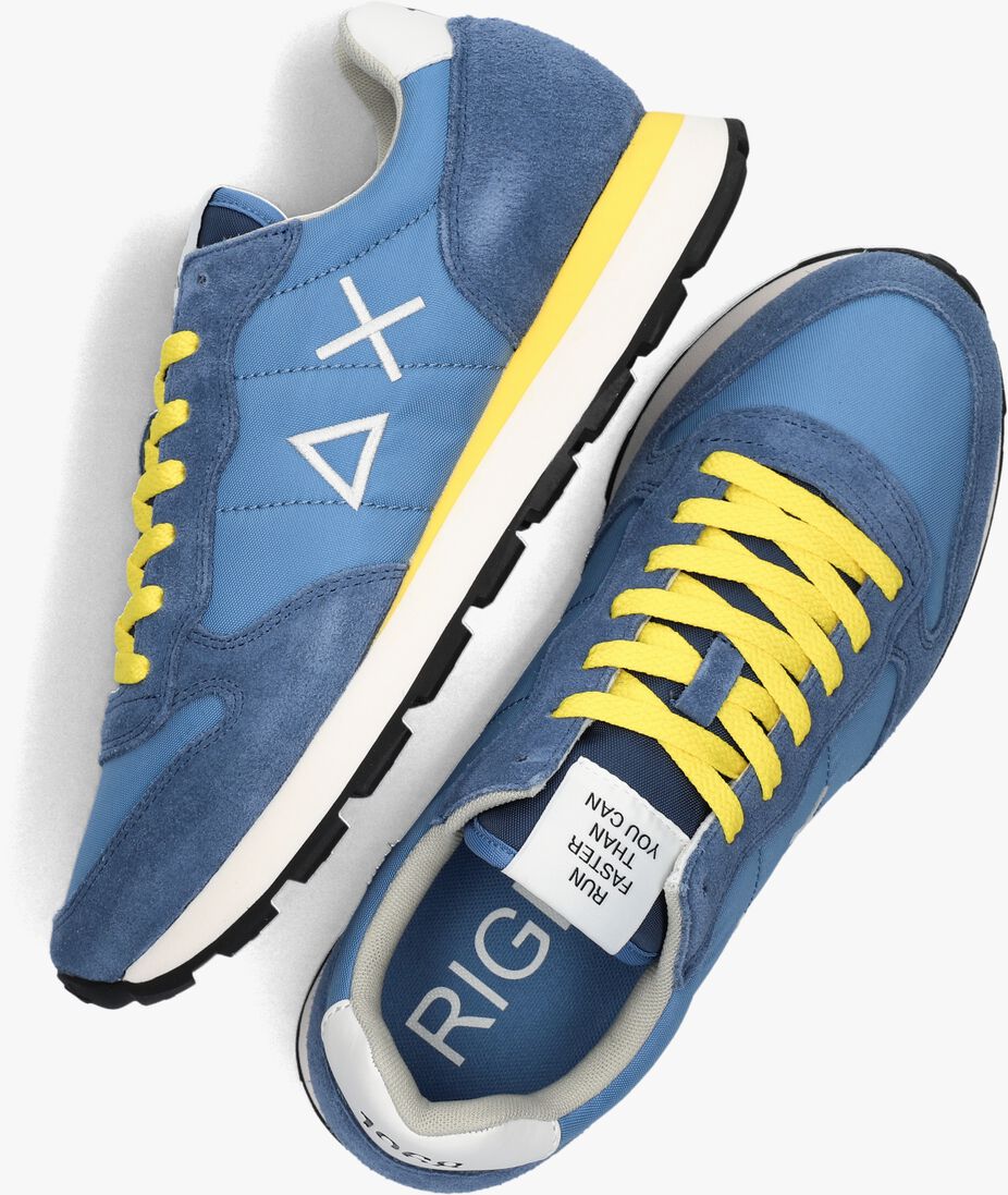 SUN68 blauwe sun68 lage sneakers tom solid nylon men