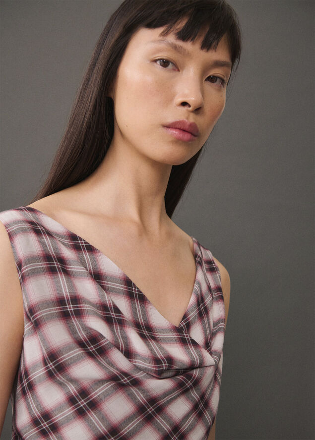 MANGO Check-print midi-dress 76