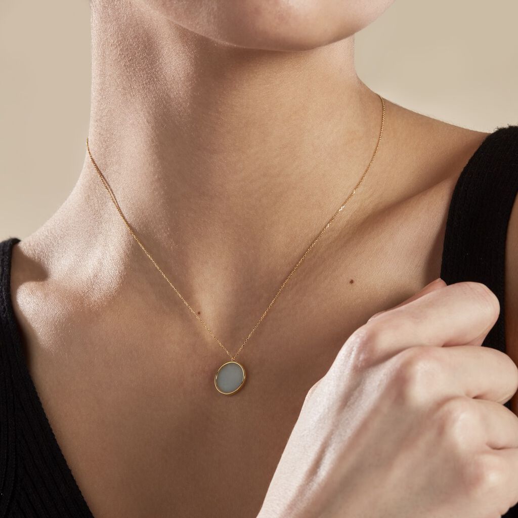 Collier Or Jaune Florica Amazonite