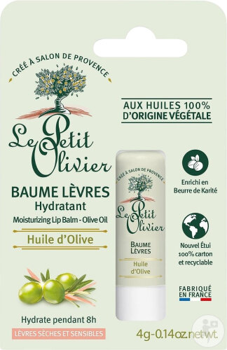 Le Petit Olivier Baume Lèvres Hydratant Huile D'Olive 4g