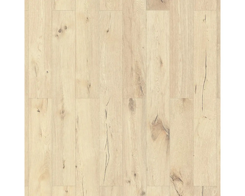 GREEN VINYL vinylvloer, crème eiken landelijke plank, klikverbinding, 1290 x 173 x 4,0 mm