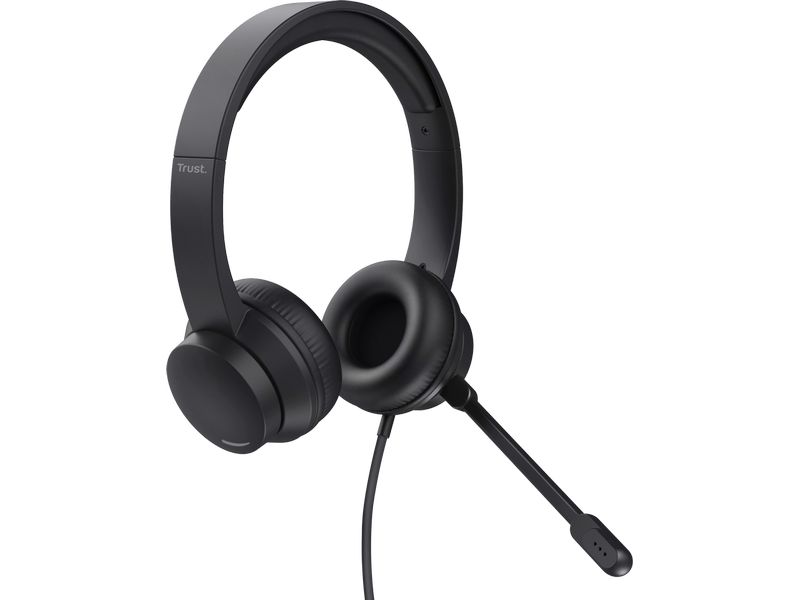 Trust Headset HS-150 Leichter On-Ear-Kopfhörer mit verstellbarem Kopfbügel