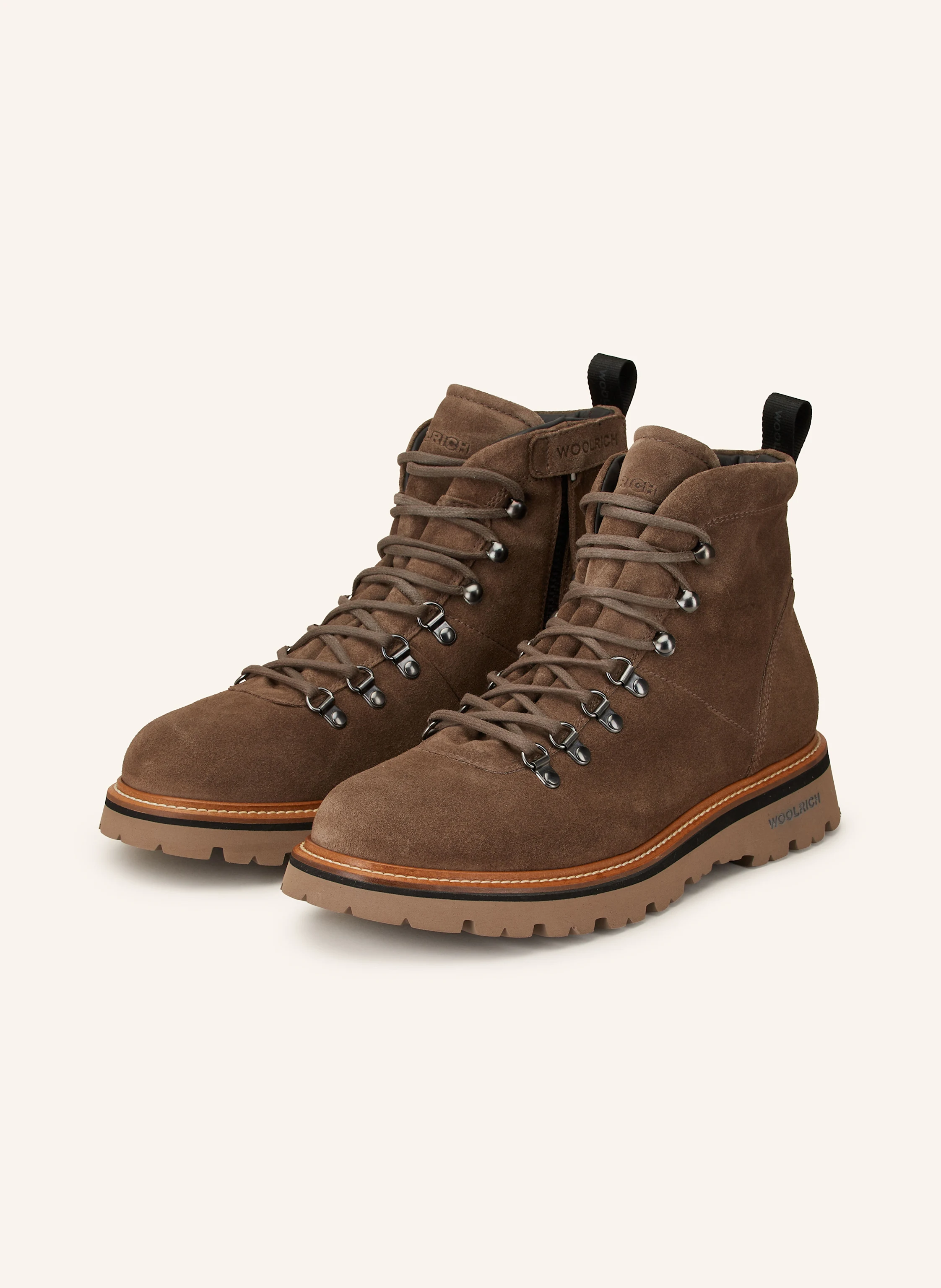 WOOLRICH Schnürboots CAMOSCIO