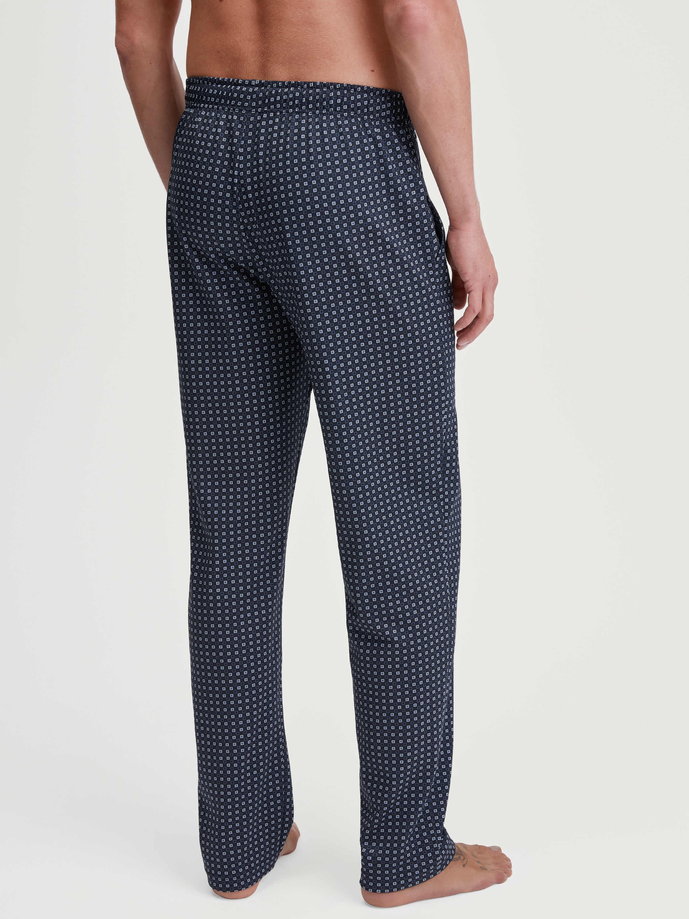 CALIDA Pyjamahose »Remix Basic Sleep«  lockerer gerader Schnitt, Gummibund, Seitentaschen, Single Jersey