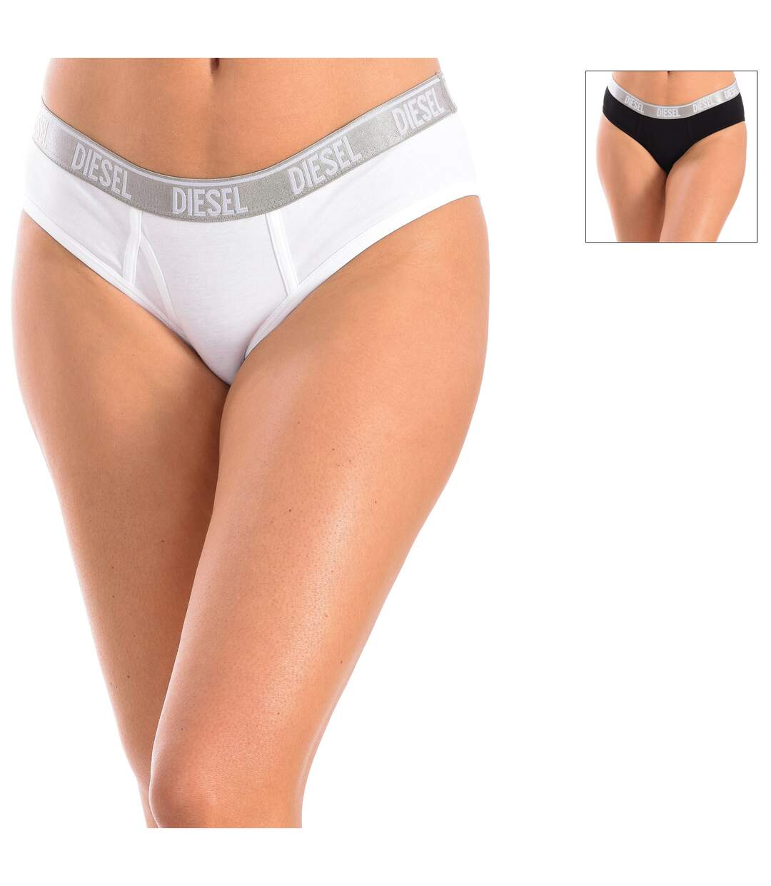 Pack-2 Breathable fabric panties A03988-0PCAH woman