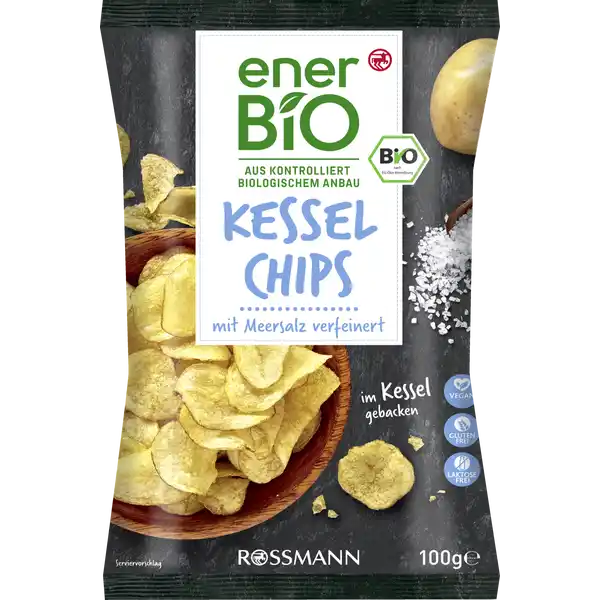 Kessel Chips mit Meersalz verfeinert