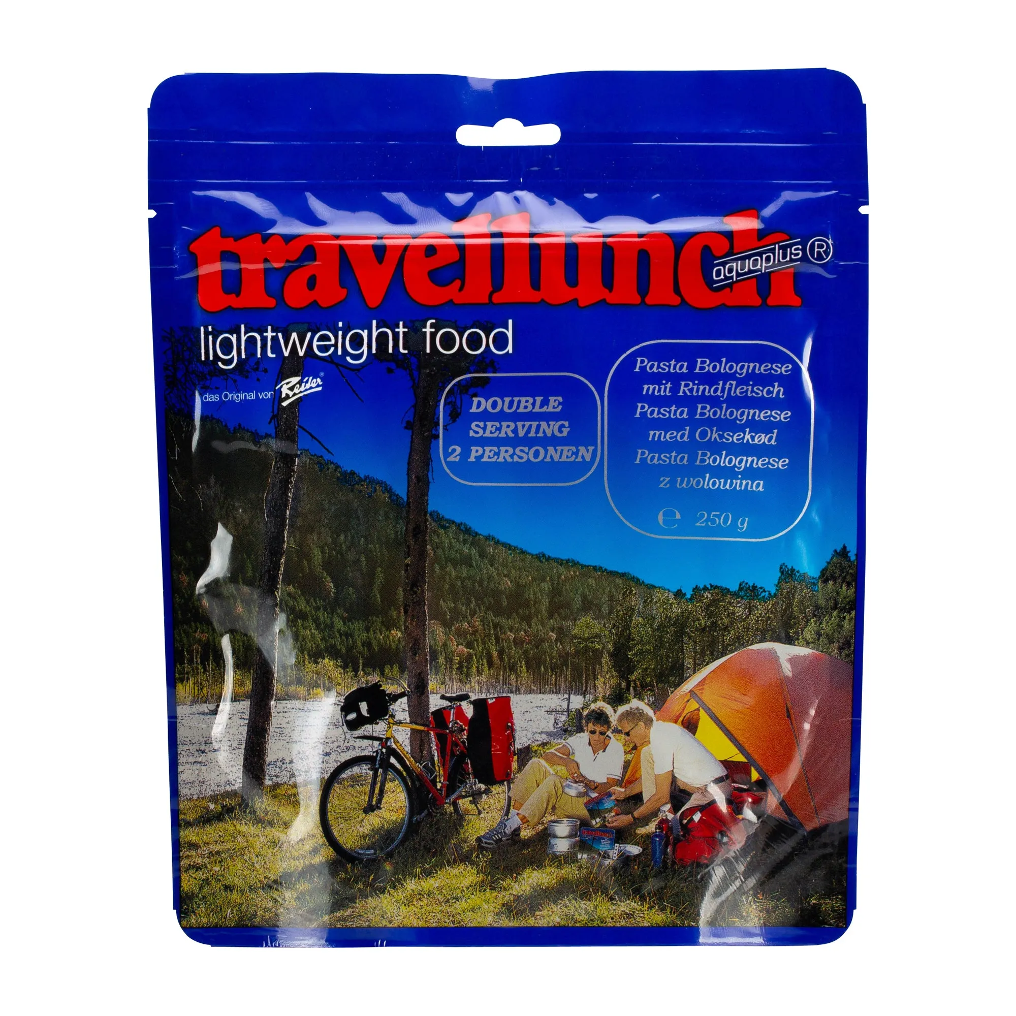 Travellunch -  Pasta Bolognese mit Rindfleisch 2er Packung