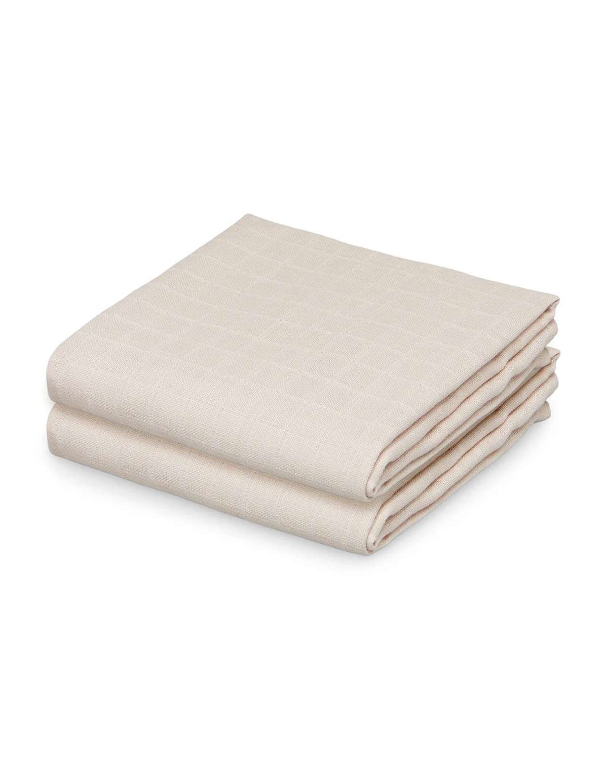 Gulpekluter Musselin 2pk – Økologisk | Gasskluter 70×70