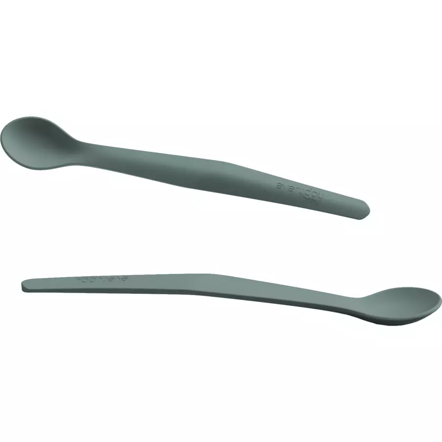 everyday® baby Silikonlöffel 2 Stück, harmony green