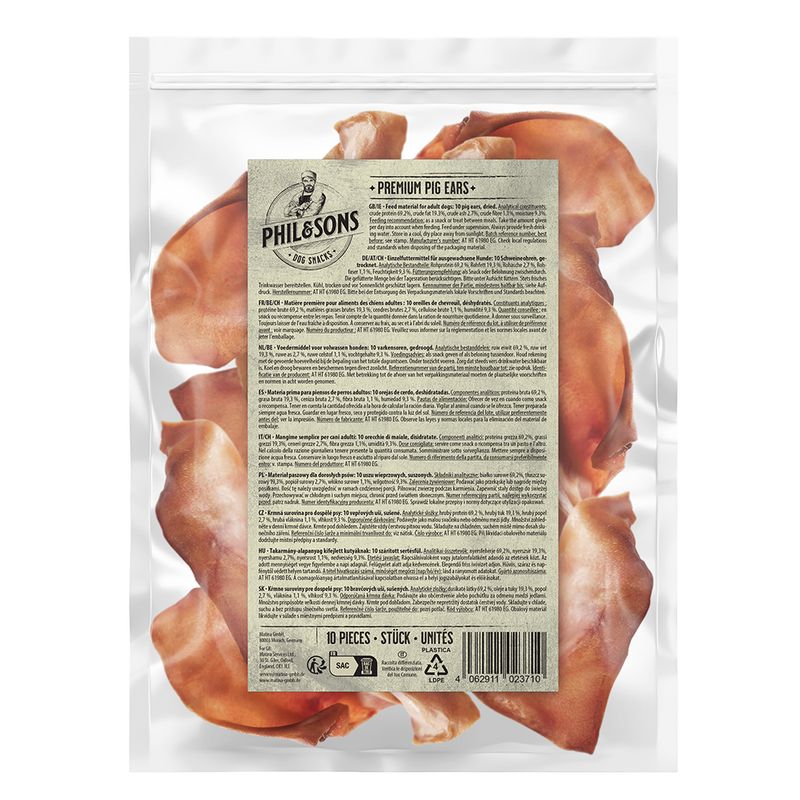 Phil & Sons Oreilles de porc Premium