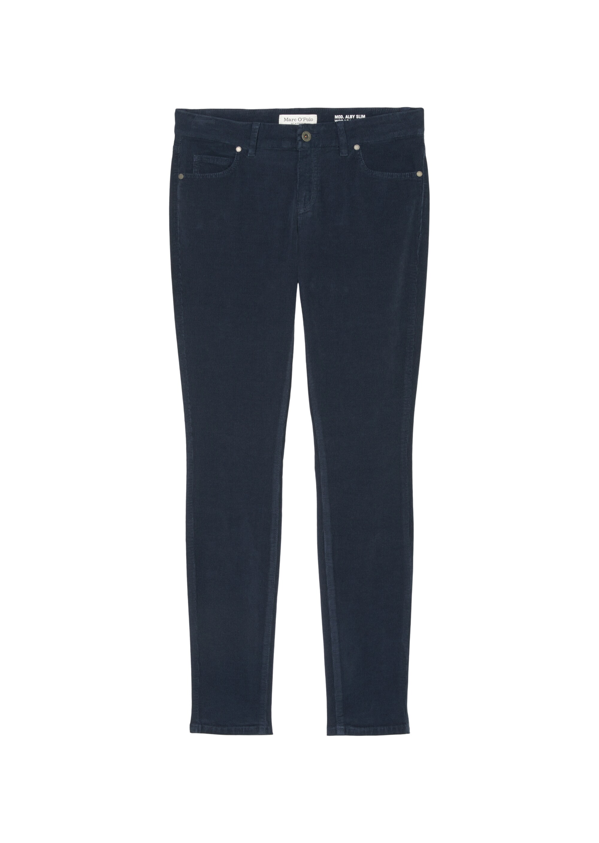 Cordhose Modell ALBY slim aus Organic Cotton-Stretch