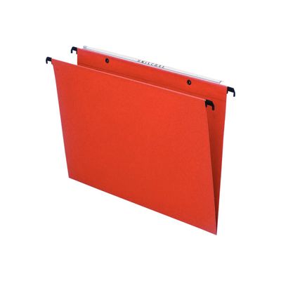 Esselte Kori - 25 Dossier suspendus pour tiroirs - orange - fond 15 mm