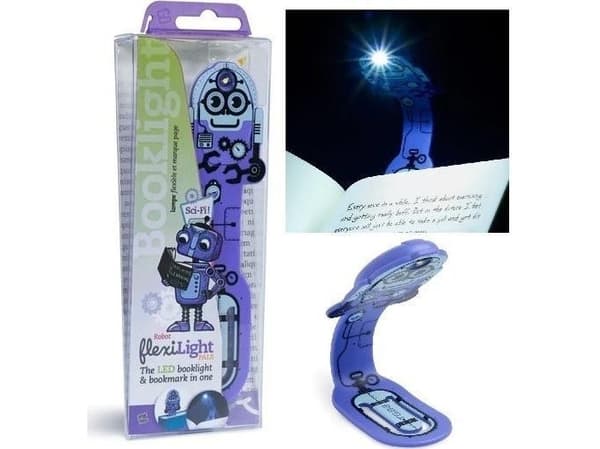 Thinking Gifts Flexilight Pals Robot Purple - Lampka do książki