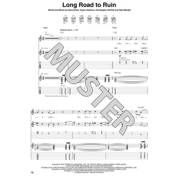 Hal Leonard Foo Fighters Greatest Hits