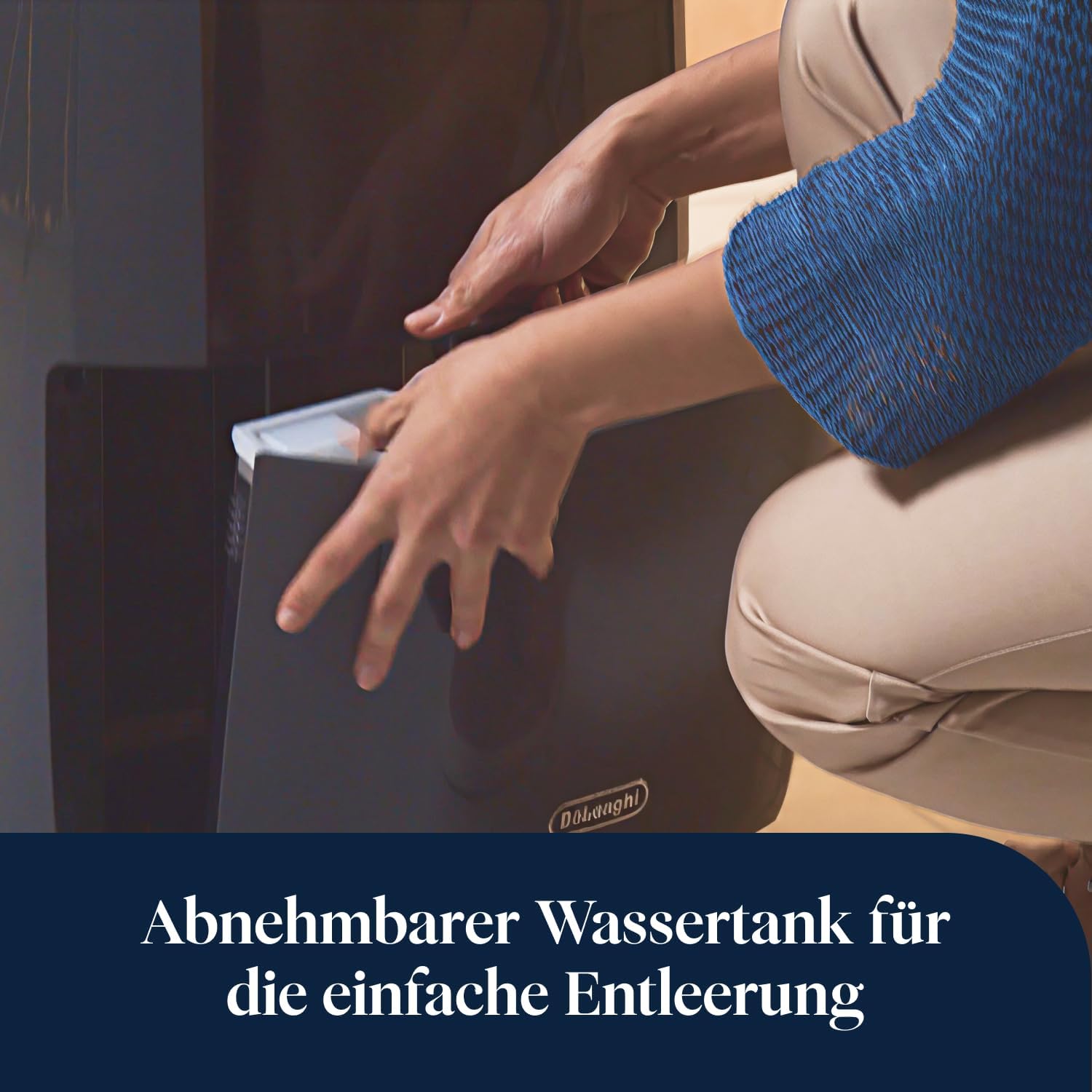 De'Longhi Tasciugo AriaDry Multi - Tragbarer Luftentfeuchter-Luftreiniger, 21L/Tag Feuchtigkeitsentzug, Wäschetrockner, Anti-Schimmel, Wi-Fi und Alexa, LCD-Display, Grau (DDSX220WFA)