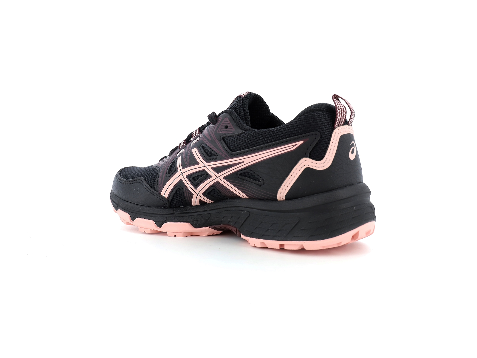 Asics-GEL VENTURE 8 Matières combinées Noir Rose