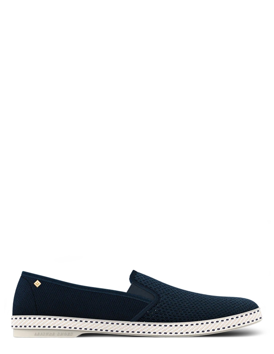 rivieras espadrilles homme classic canvas & mesh marine