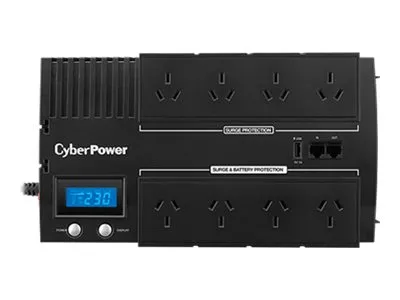 CyberPower BRICs LCD Series BR700ELCD - UPS - AC 220/230/240 V - 420 Watt - 700 VA - USB - output-stikforbindelser: 8 - Frankrig