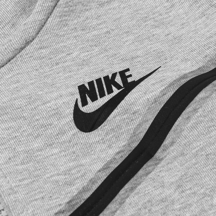 Nike Sweat à Capuche NSW Tech Fleece - Gris/Noir Enfant