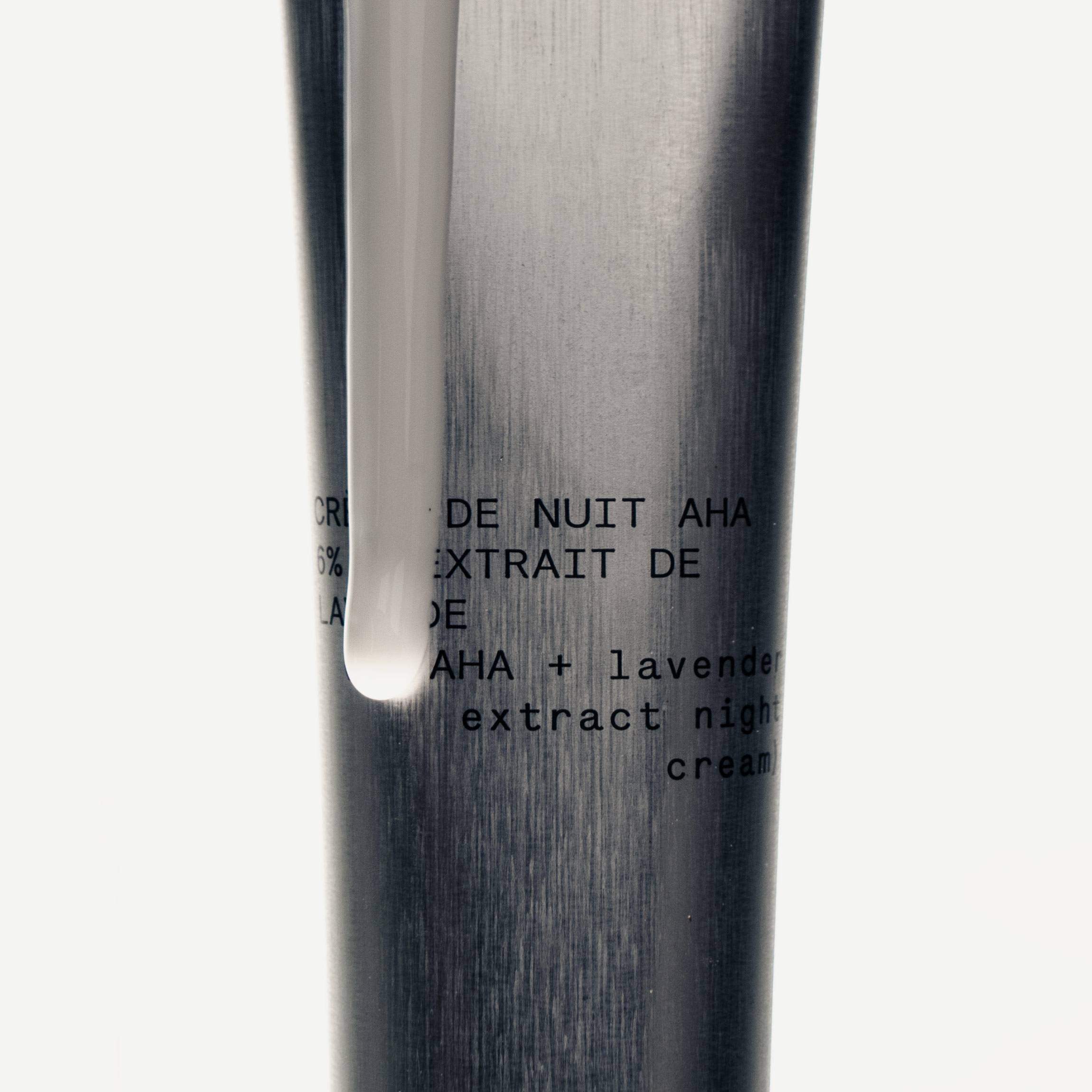 L66 - Crème de nuit exfoliante<br>AHA 6 % + extrait de lavande