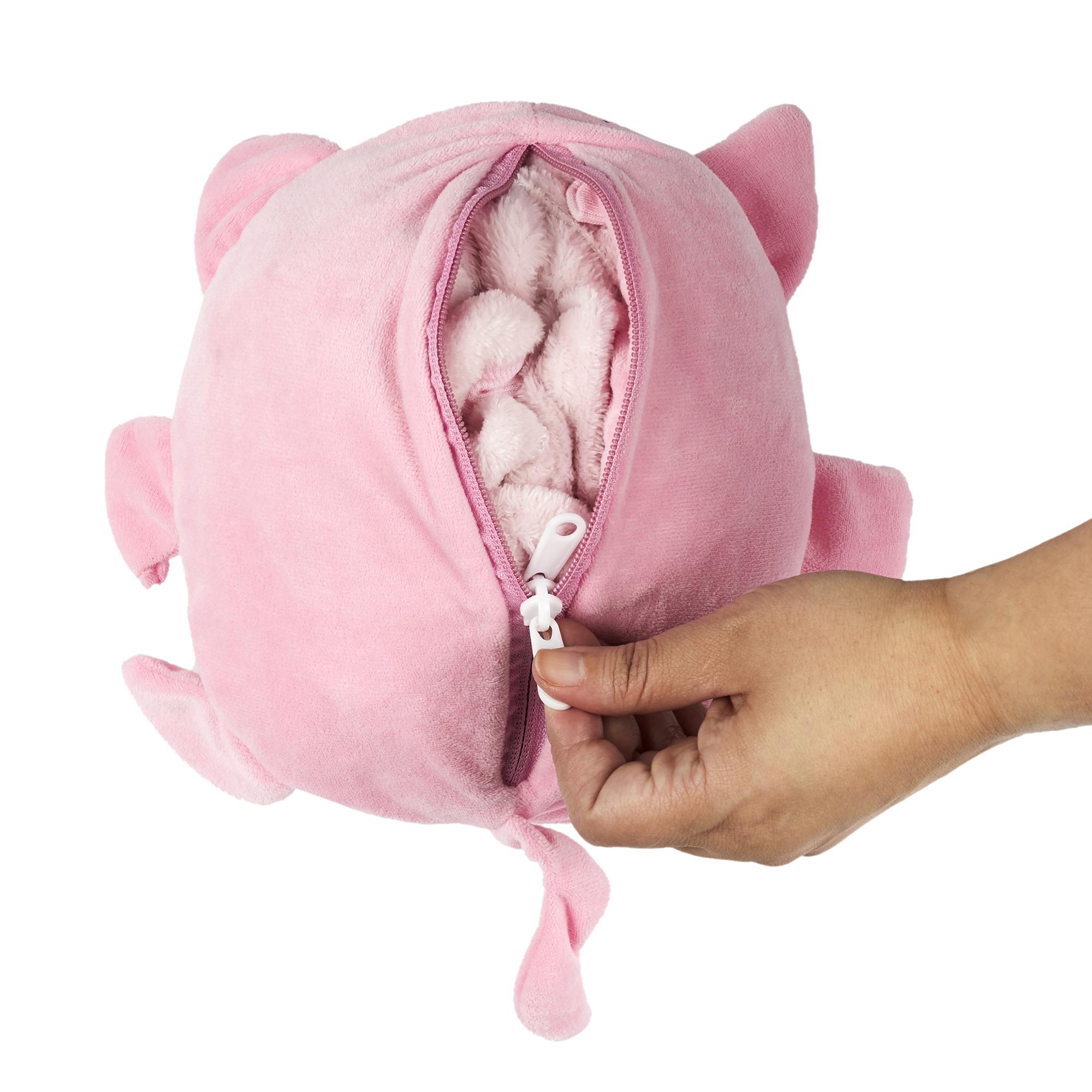 PELUCHE SWEAT A CAPUCHE ENFANT ROSE