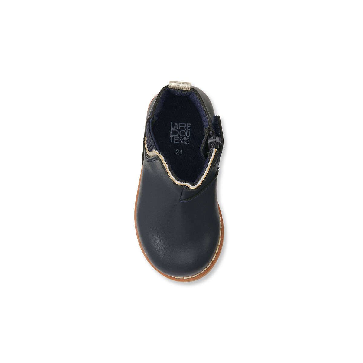 COLEÇÃO LA REDOUTE<br>Botas de cano curto com zíper e elástico