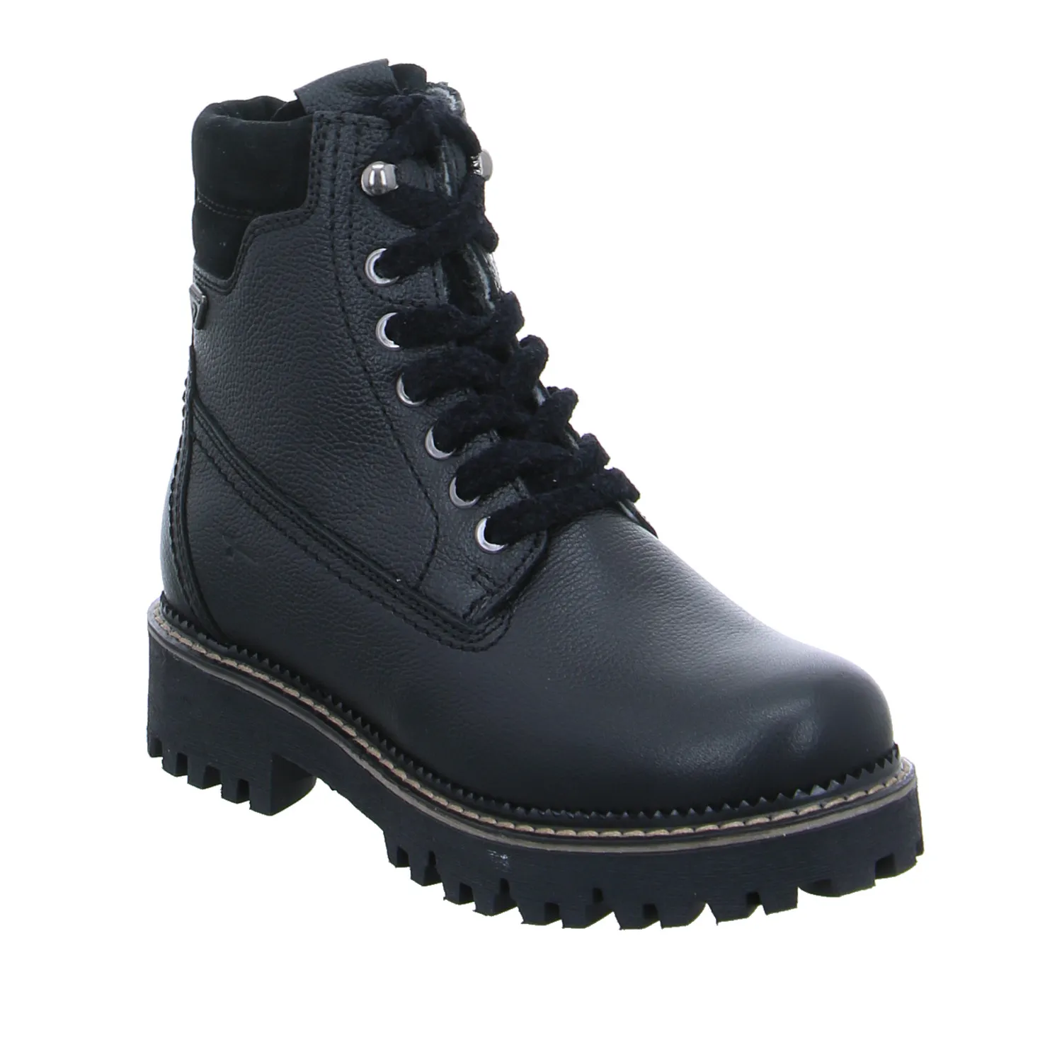 TAMARIS Boot Schwarz Leder  mit Primaloft