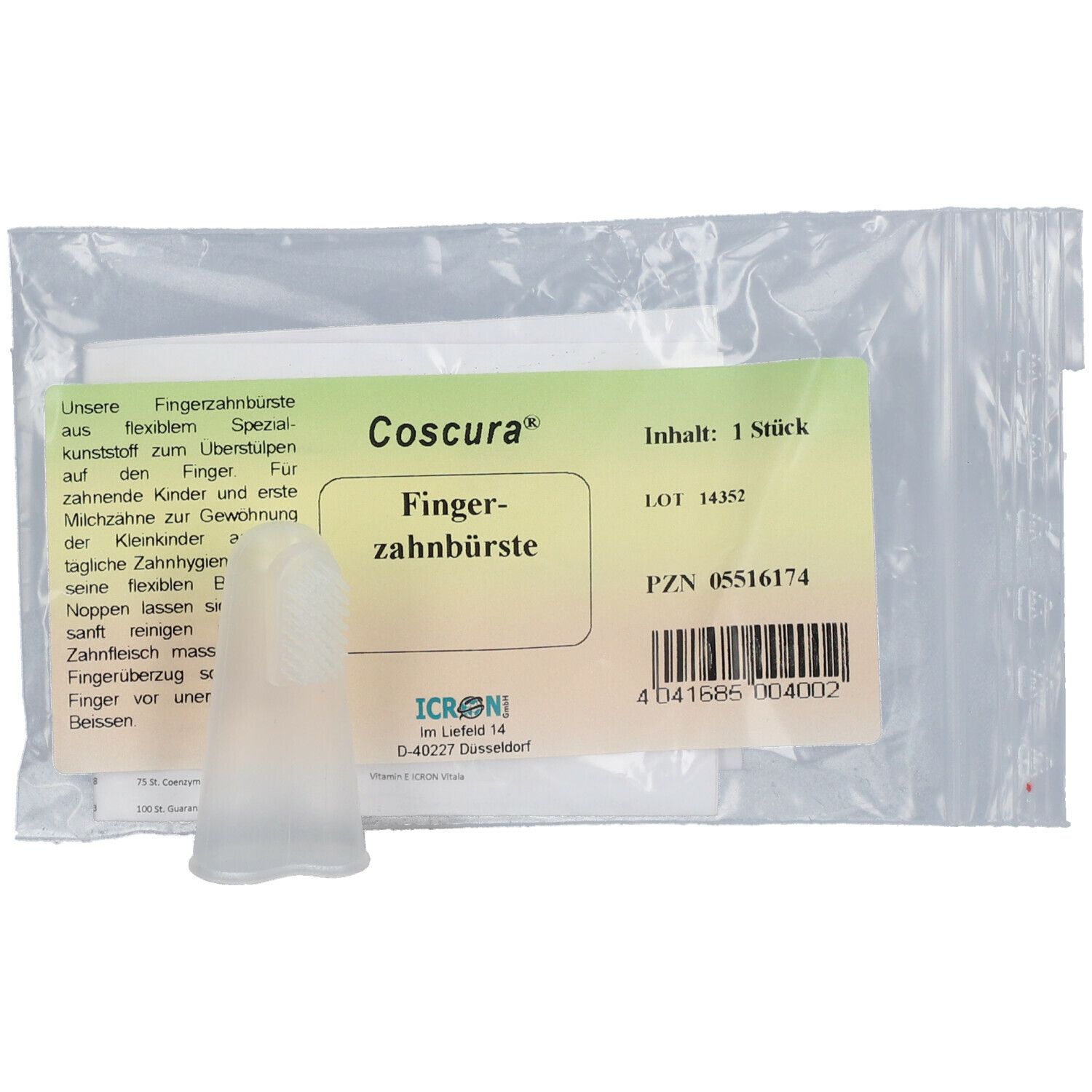 Coscura® Fingerzahnbürste