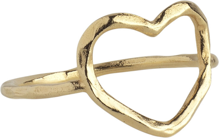 ENAMEL Copenhagen Ring, Organic Heart 925s/gp/m