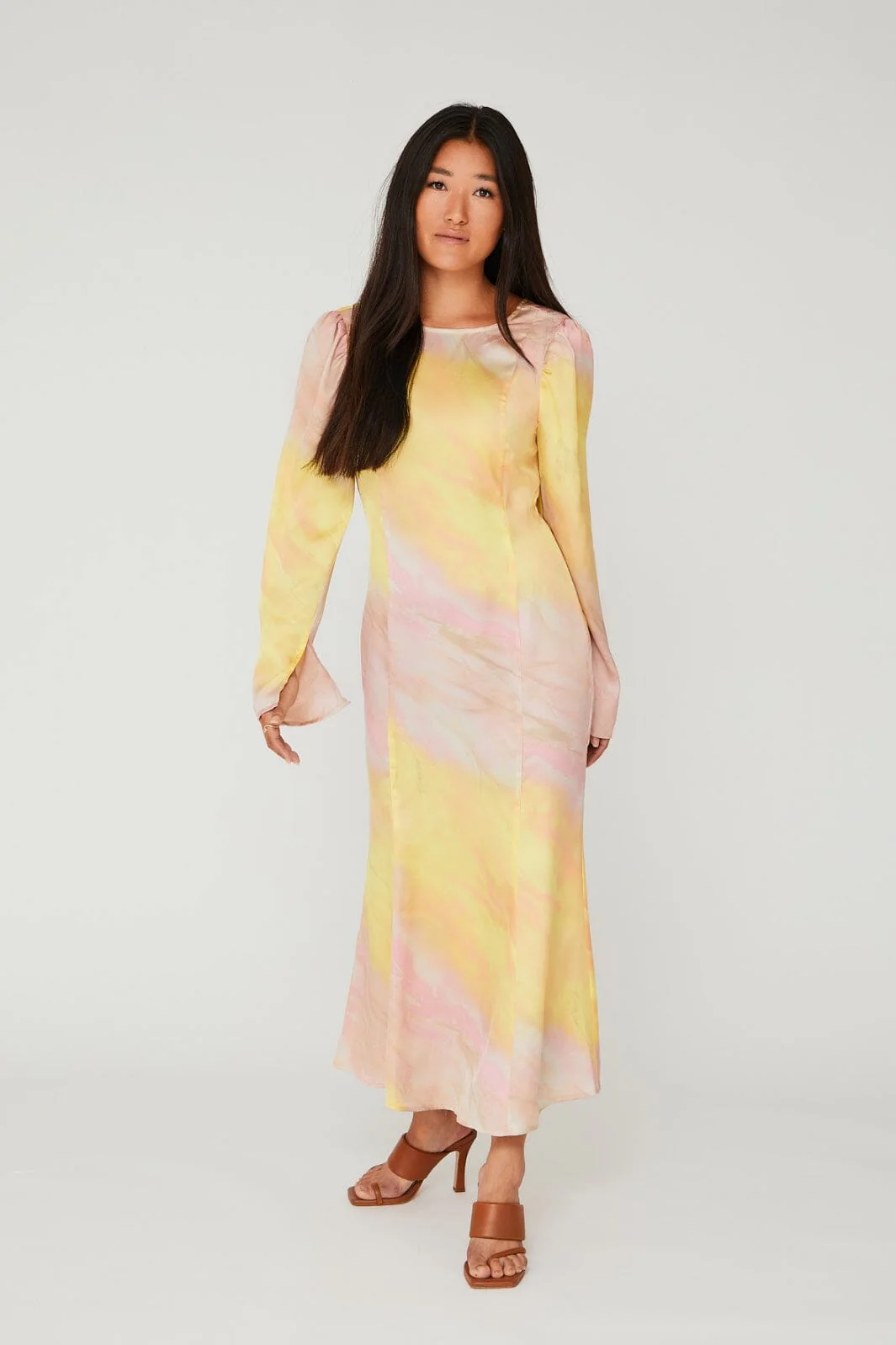 A-View Carina Dress 302 yellow rose