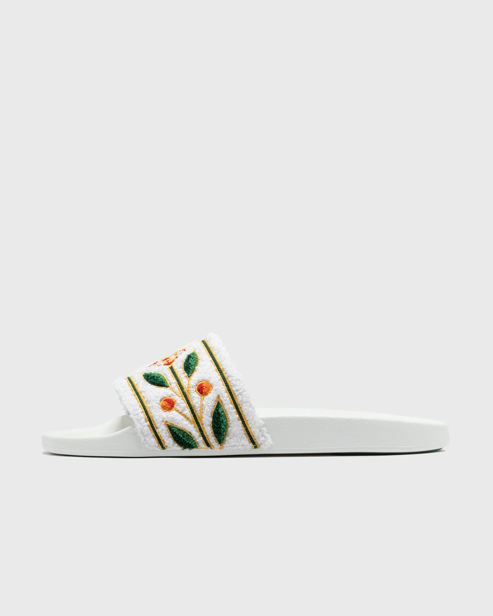 Casablanca EMBROIDERED TERRY SLIDER