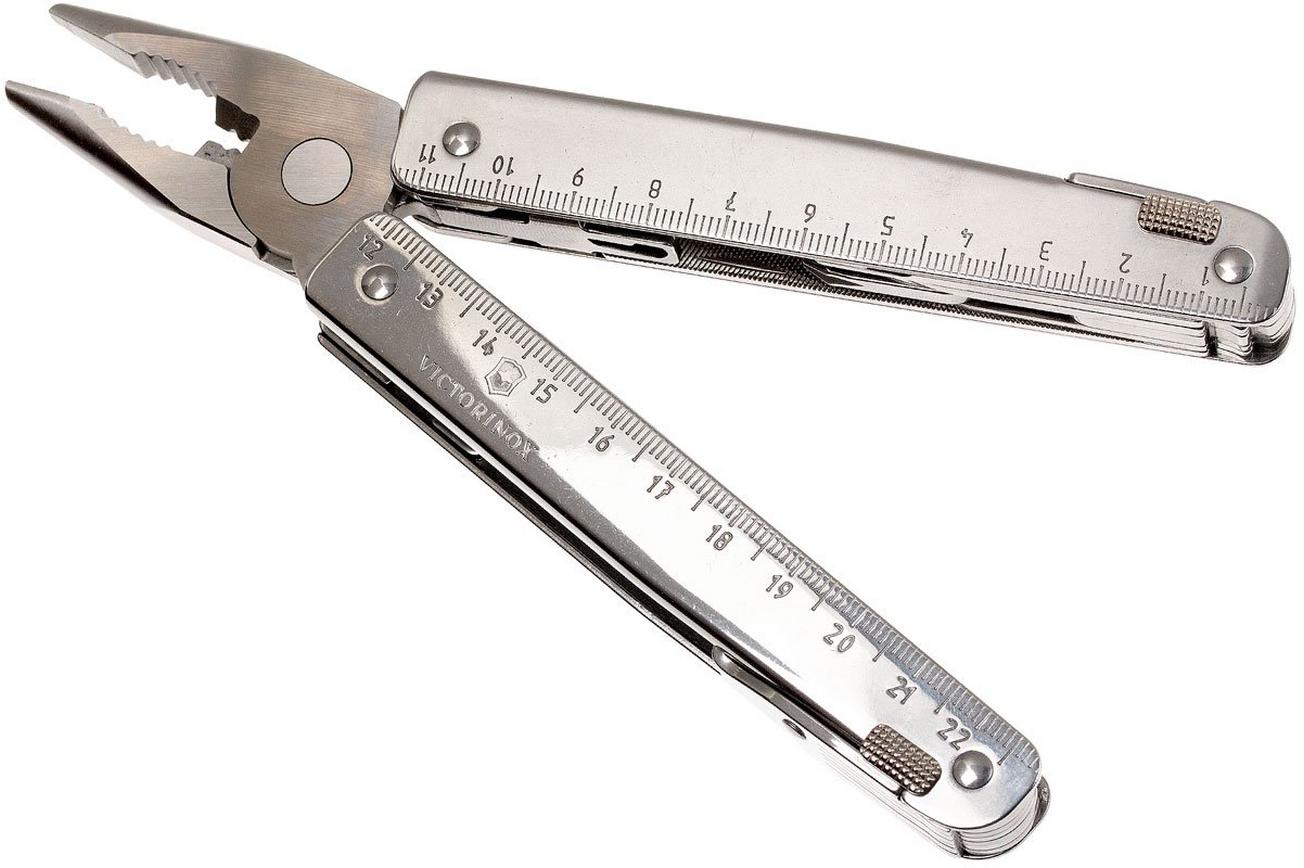 Victorinox SwissTool X Plus 3.0339.L multitool met ratel, lederen foedraal