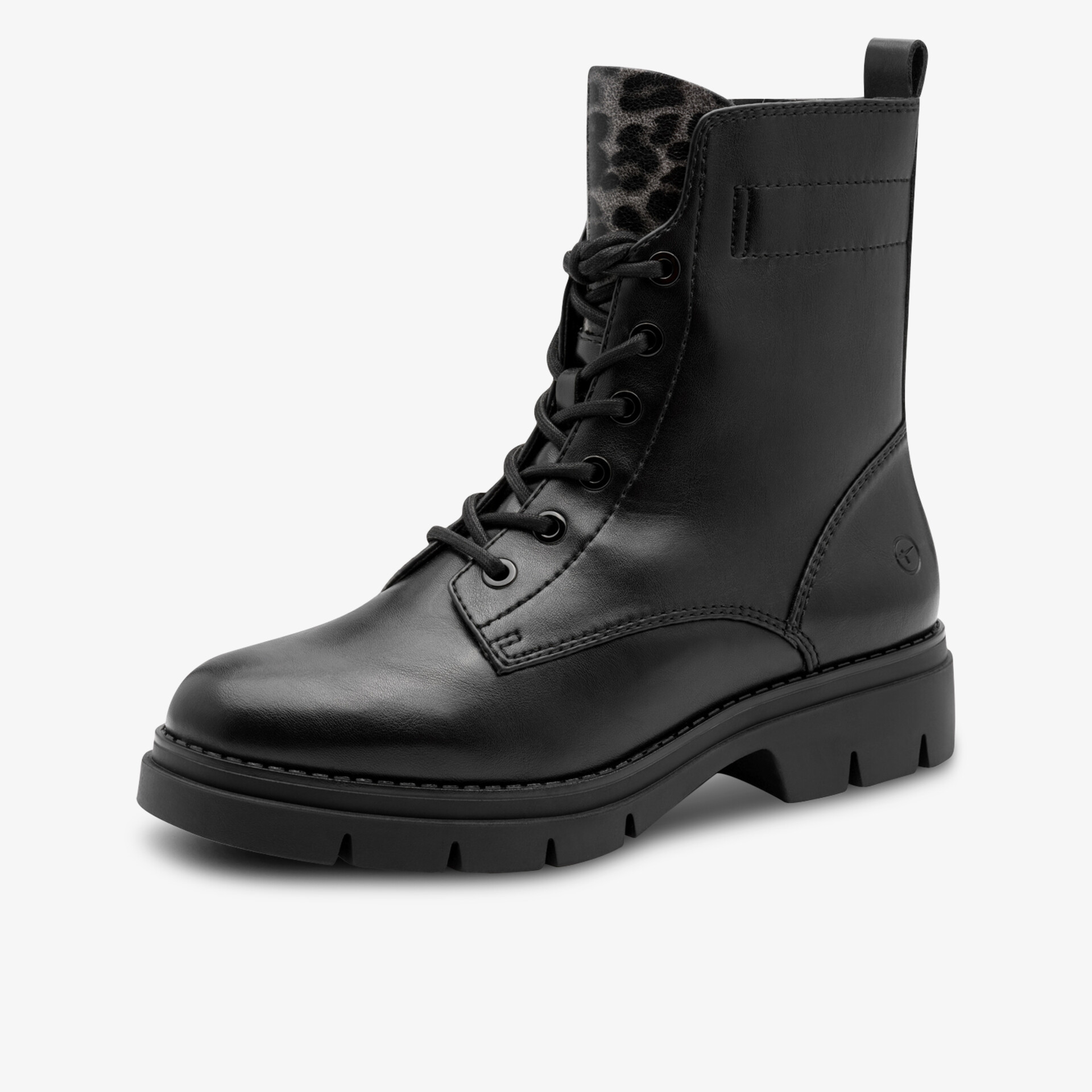 Tamaris Damen Schnürstiefeletten schwarz
