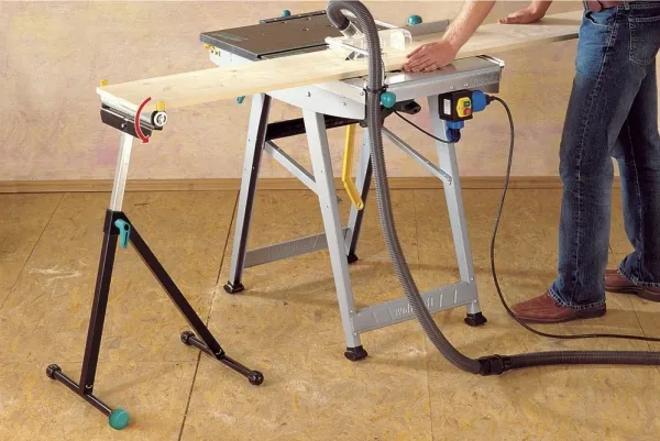 wolfcraft GmbH 6119973, Bærbar arbejdsbænk, Sort, 60 kg, 640 - 1000 mm, 3,9 kg, 1 stk