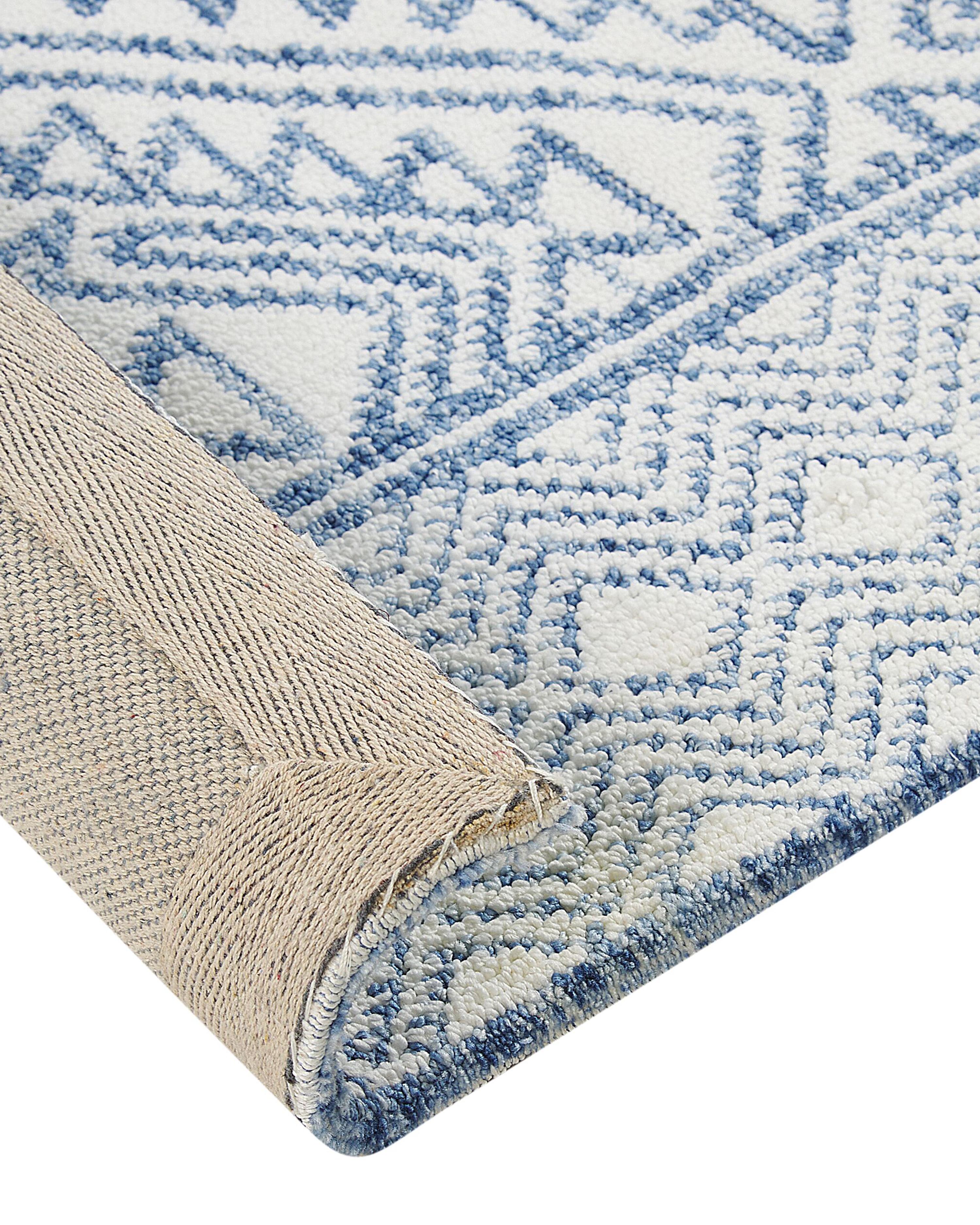 Vloerkleed KAWAS Blauw 160 x 230 cm