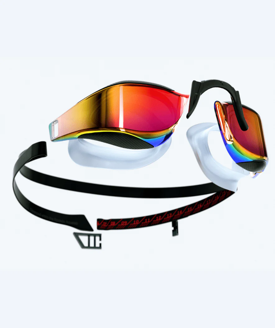 Speedo Elite svømmebriller - Fastskin Hyper Elite Mirror - Sort/guld
