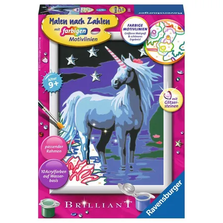 Ravensburger Malen nach Zahlen Zauberhaftes Einhorn