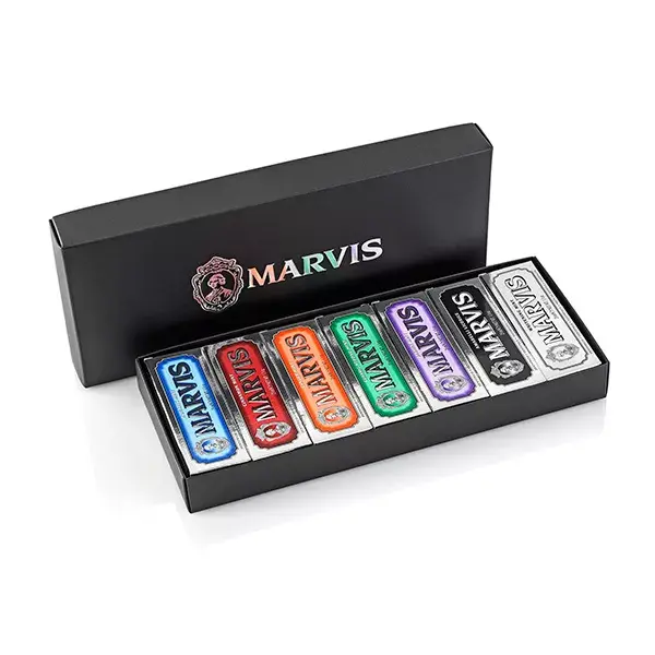 Conjunto de presente de luxo Marvis com 7 pastas de dente