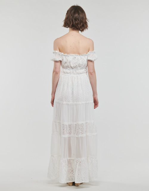 Guess - ZENA LONG DRESS - Blanc