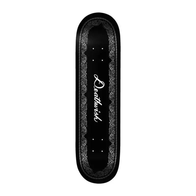 Plateau skate DEATHWISH SKATEBOARDS Paisley Script 8.5