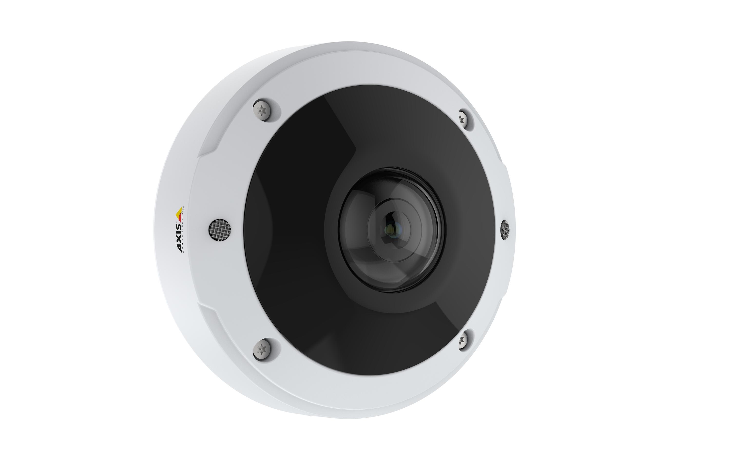 Netzwerkkamera M3077-PLVE<br>Für den Aussenbereich geeignete Kamera mit 6 MP sowie 360°-Panoramaansicht und Audioaufnahme