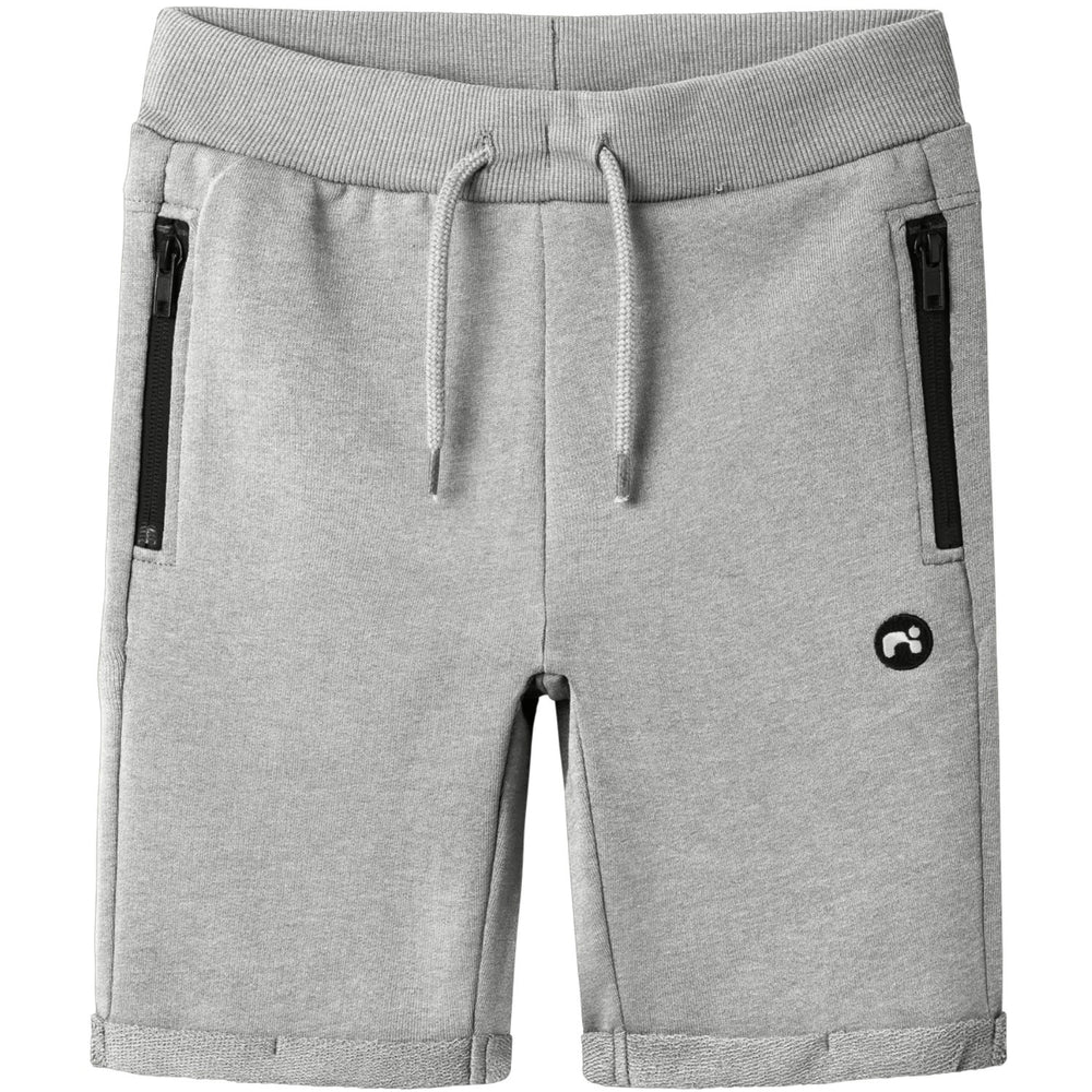 Køb Name It Grey Melange Vimo Sweat Shorts Noos