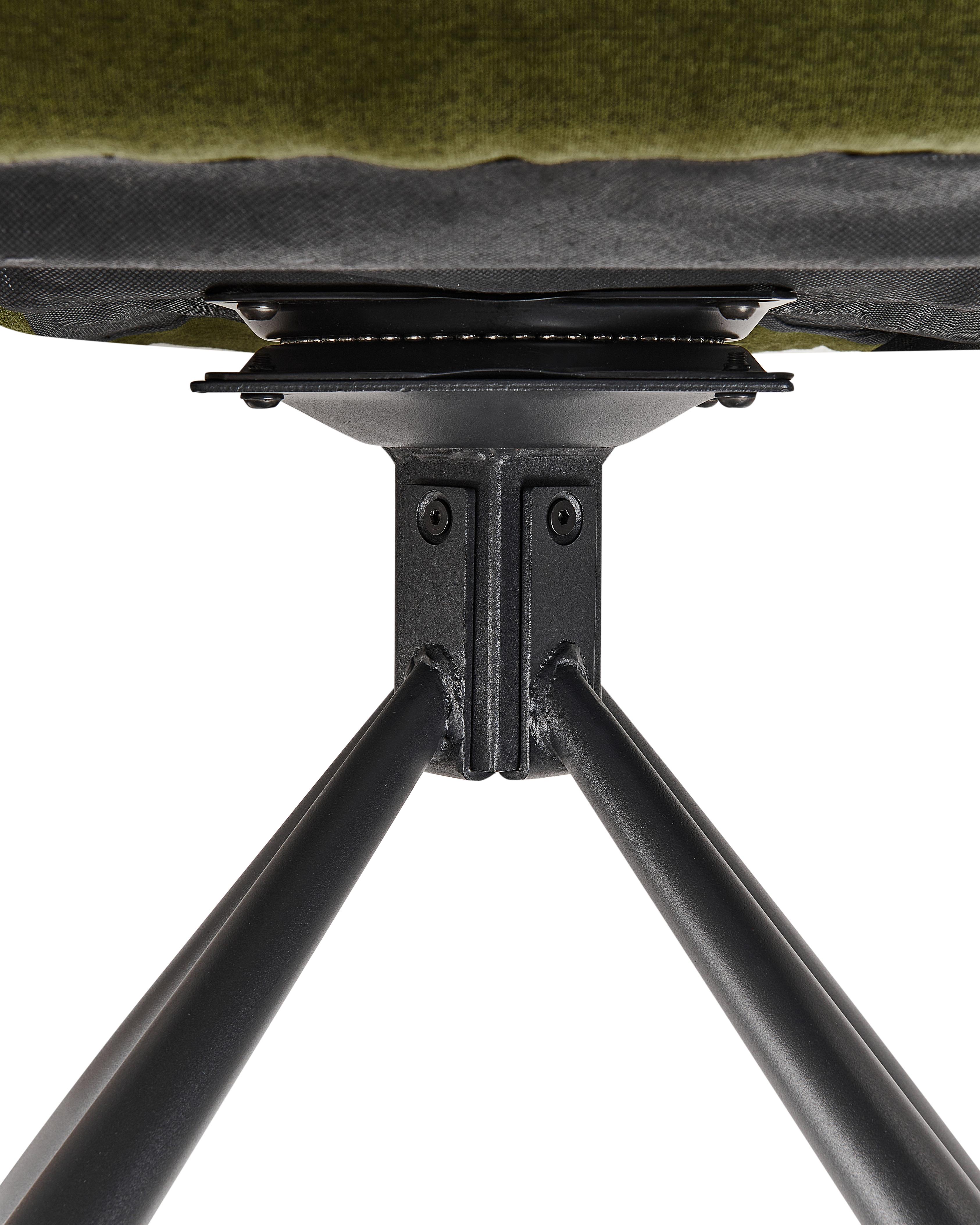 Set van 2 eetkamerstoelen draaibaar SARDOAL Donkergroen