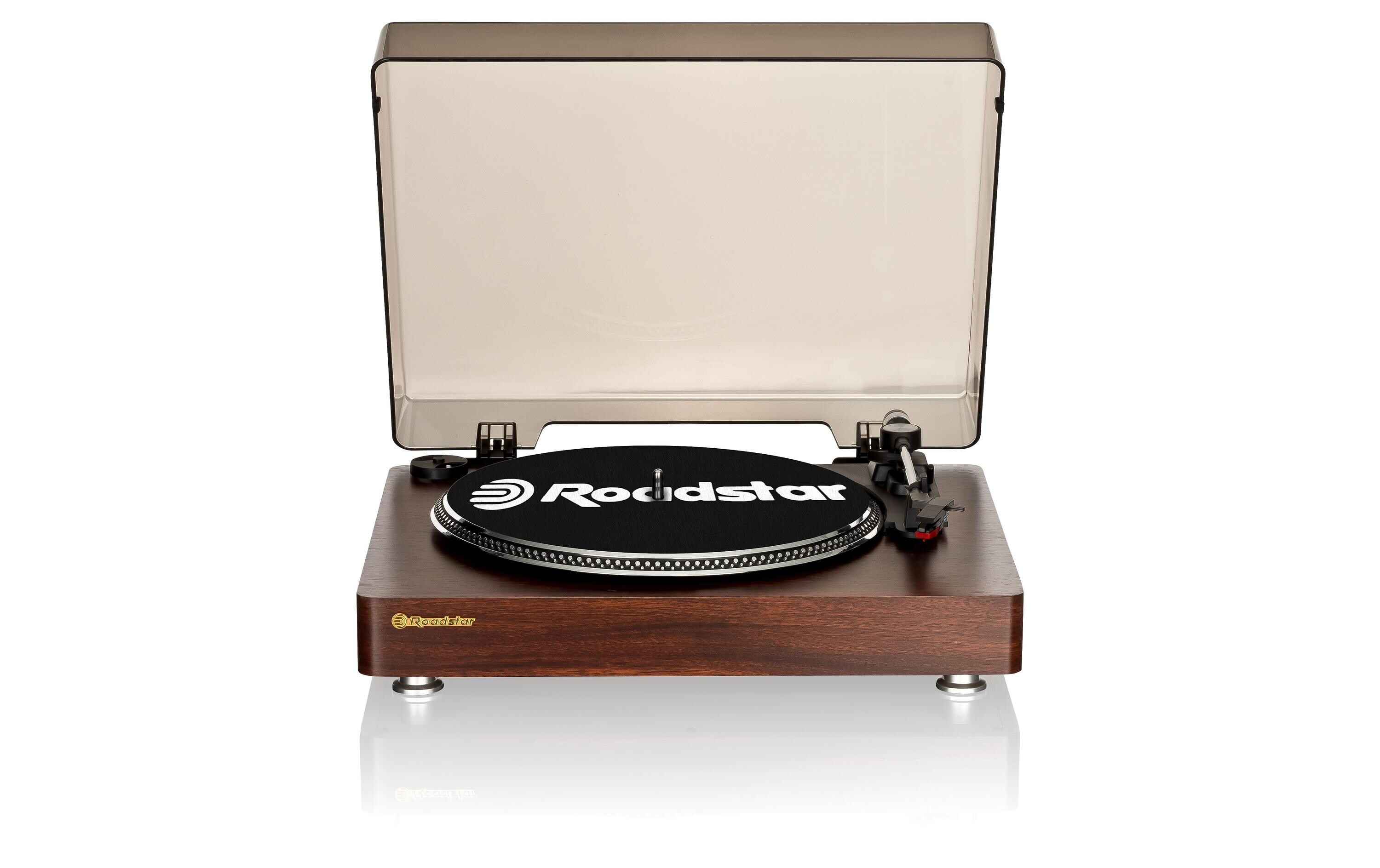 Plattenspieler mit Bluetooth TT-385BT-T Braun<br>Plattenspieler Vintage Style 33, 45 oder 78,U/min., Riemenantrieb, Bluetooth, Pre-Amplified LINE OUT