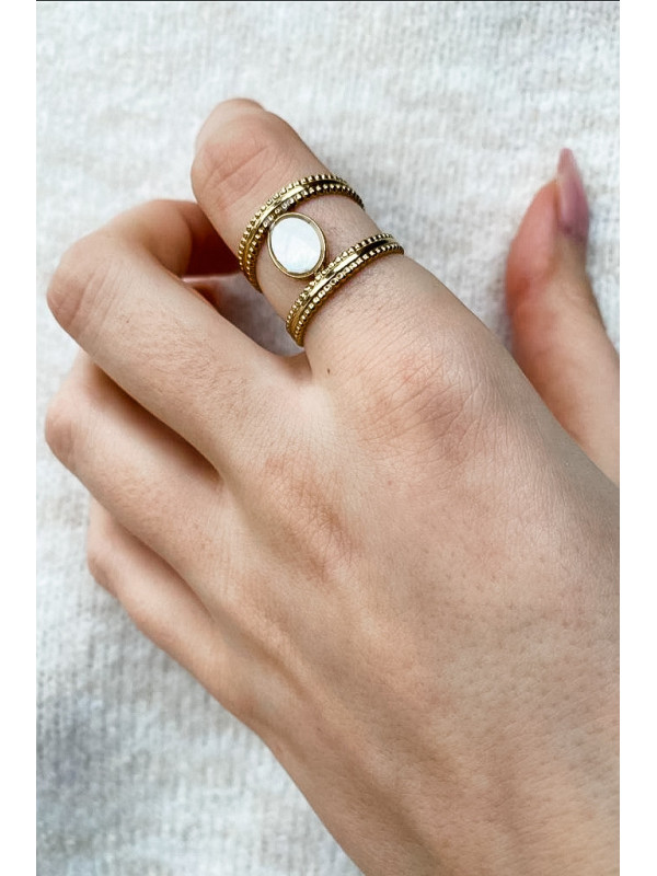 Bague Dorée Joceline - Mile Mila