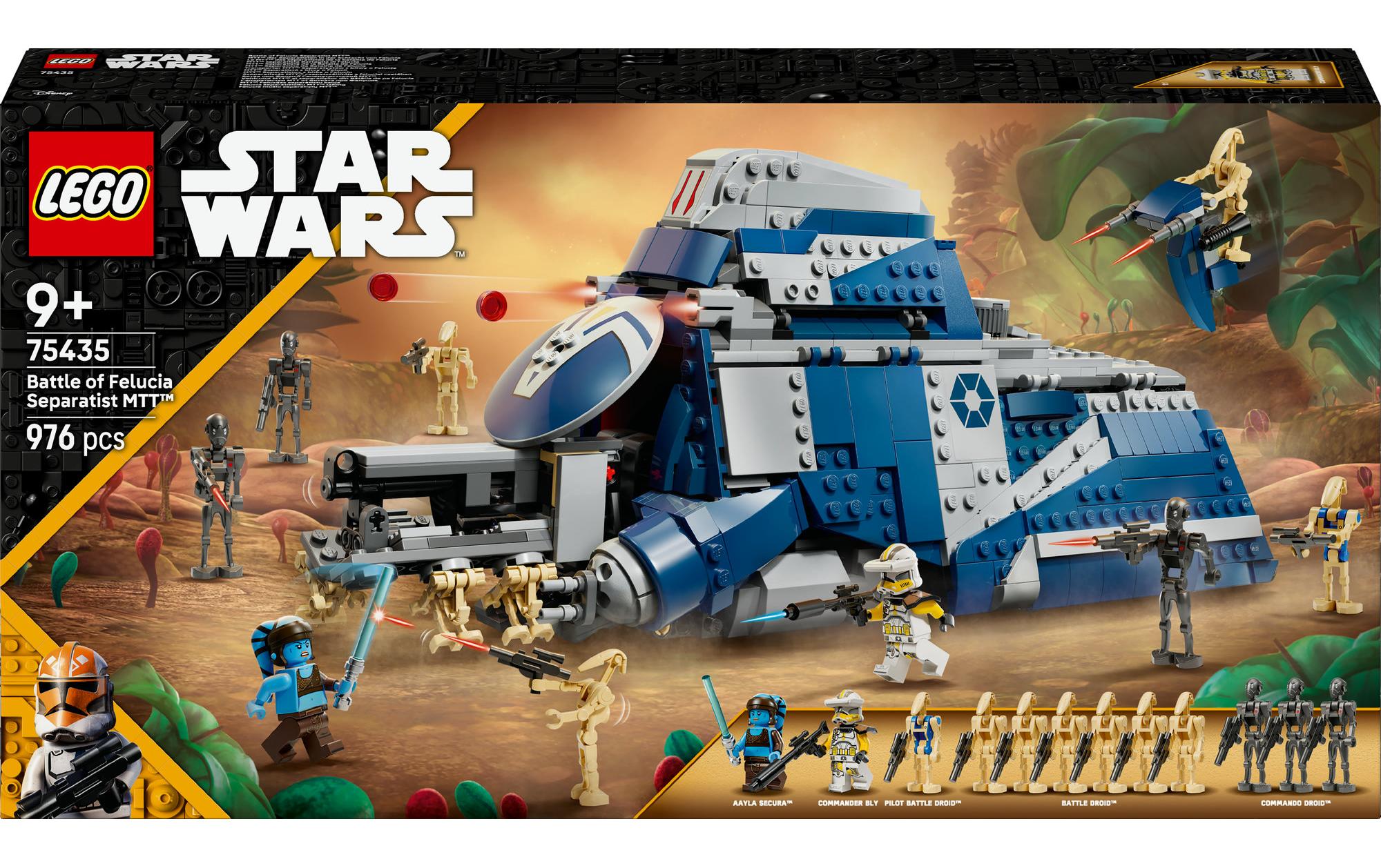 Star Wars MTT der Separatisten 75435<br>Spannendes Star Wars Fahrzeug in der Schlacht von Felucia