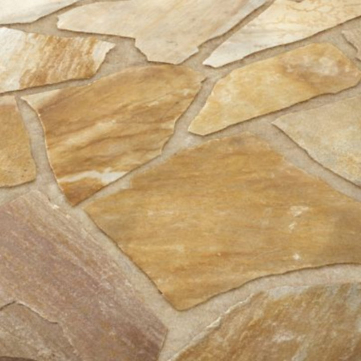 Quartzite jaune tropical, multiformat, ép.1,2/2,5 cm